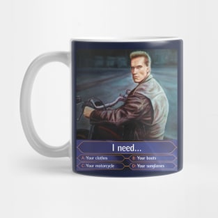 Terminator 2 Quotes  - Who Wants to Be a Millionaire Mug